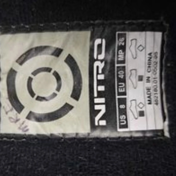 Mens Nitro snowboard boots sz 8 - Picture 4 of 6